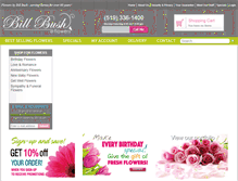 Tablet Screenshot of flowersbybillbush.com